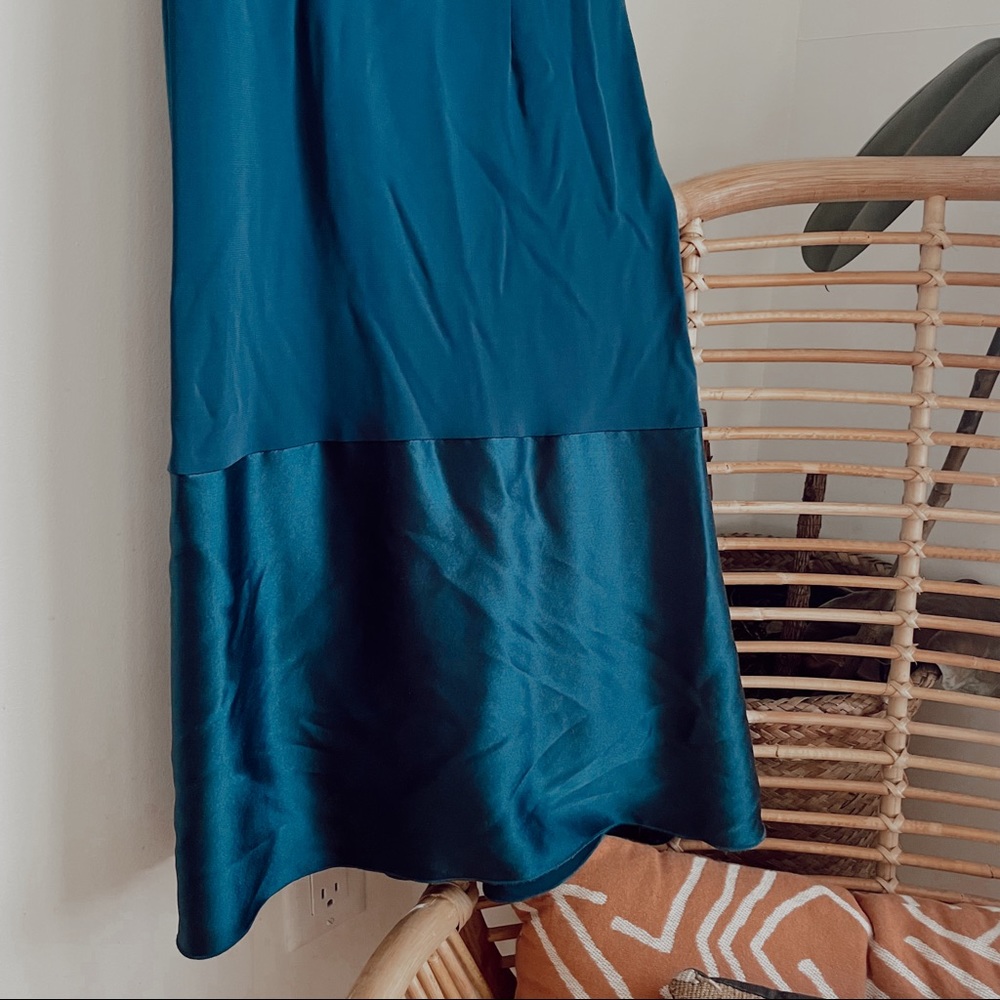 Vintage Maria Bianca Nero Teal Dress - Picture 2 of 3